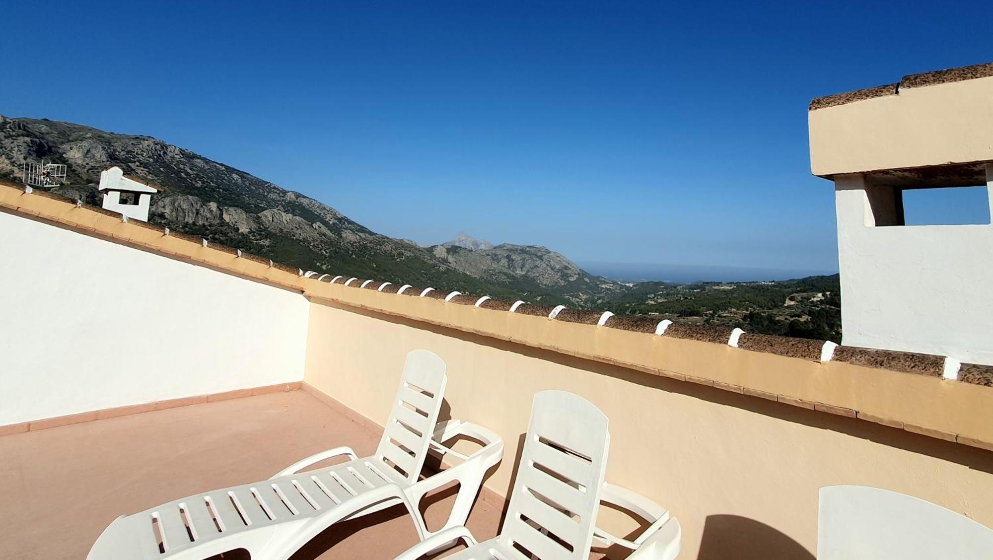 Atico Guadalest Rooftop Apartment With 360º Views And Art エクステリア 写真
