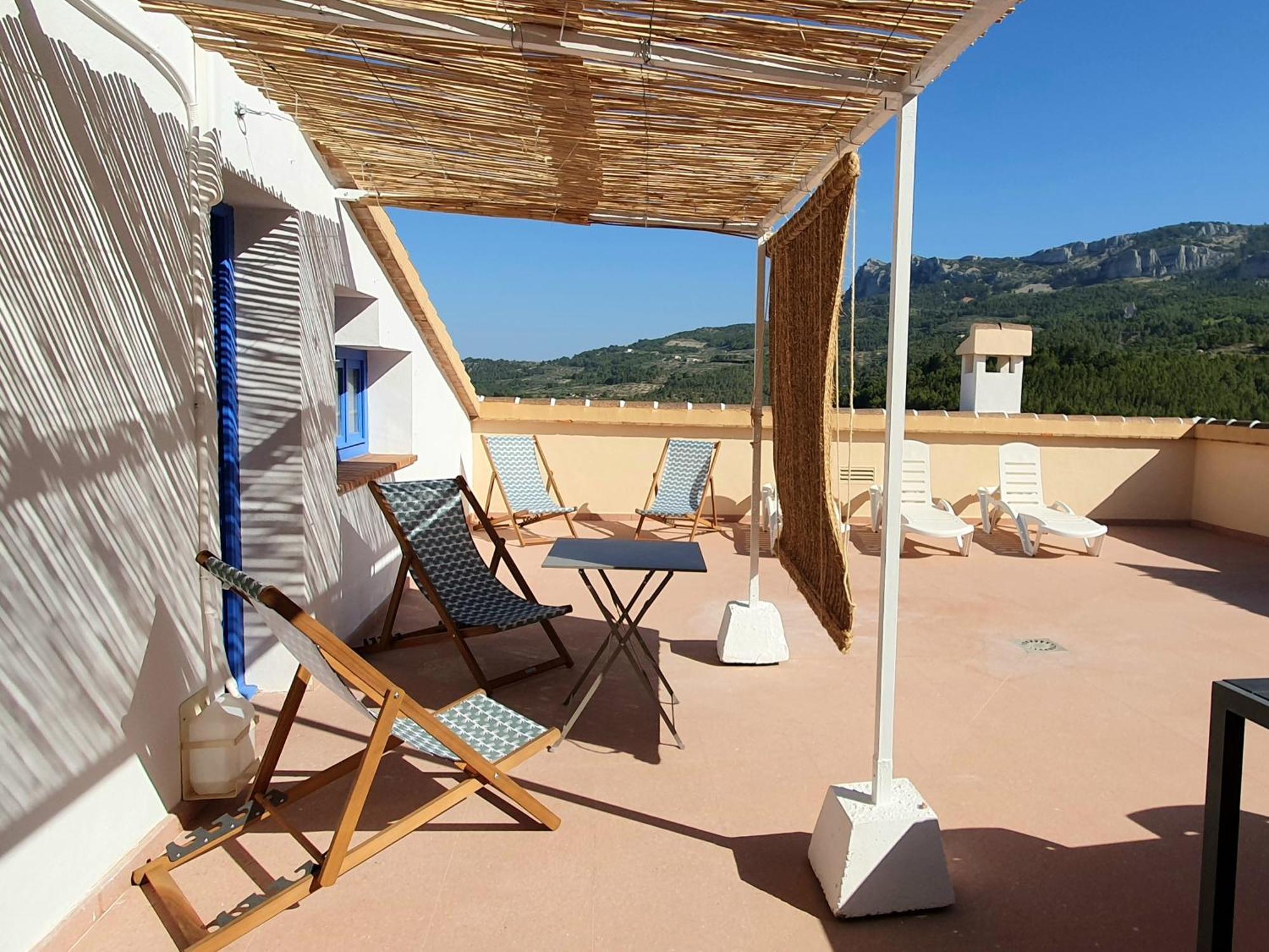 Atico Guadalest Rooftop Apartment With 360º Views And Art エクステリア 写真
